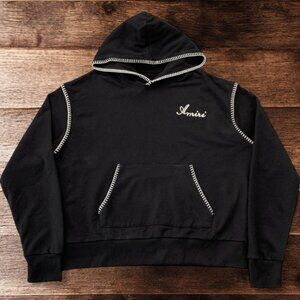 Amiri Men's Black Hoodie